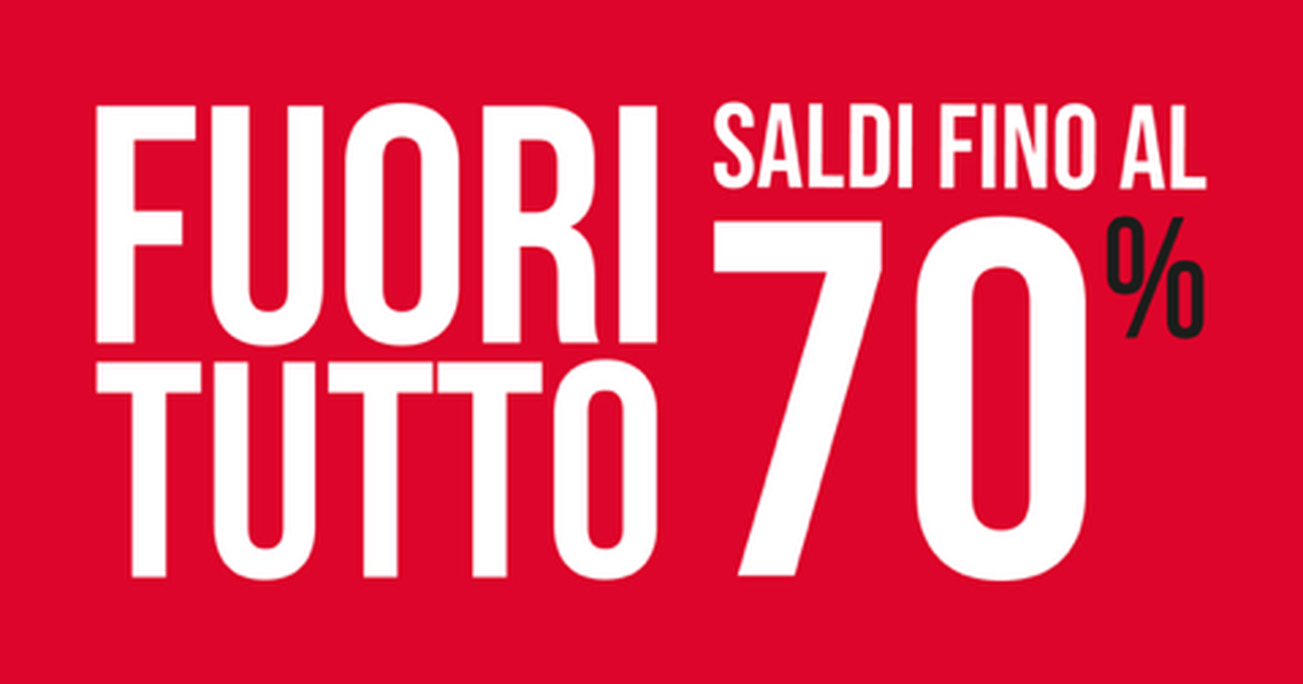 Da Scarpe&Scarpe è arrivato il FUORI TUTTO!