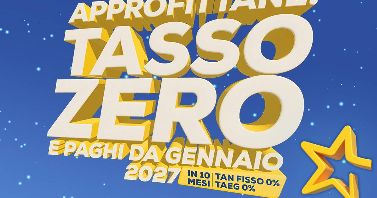 Tasso zero Euronics!