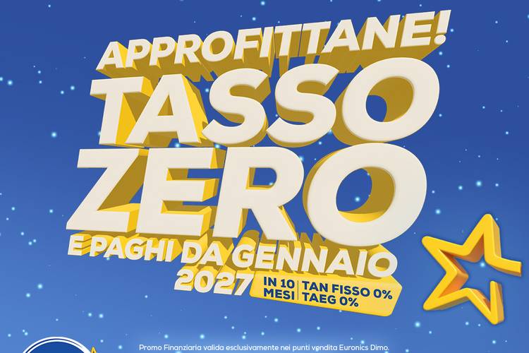 Tasso zero Euronics!