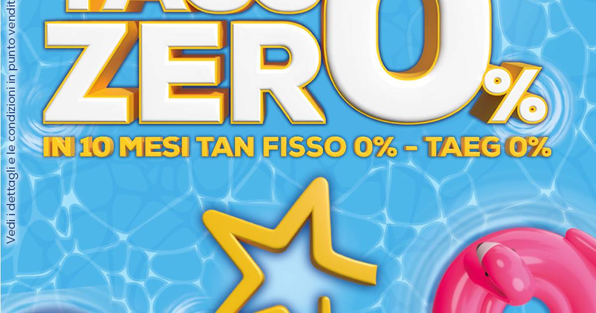 Acquista ora la migliore tecnologia, e la paghi in comode rate a Tasso Zero