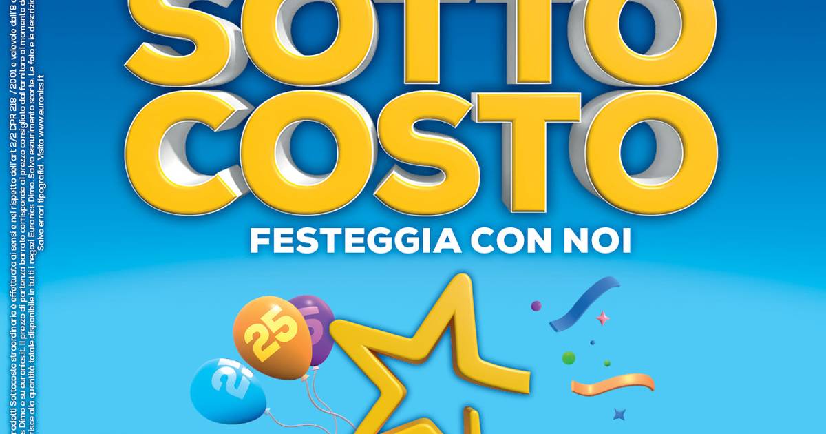 Sottocosto anniversario