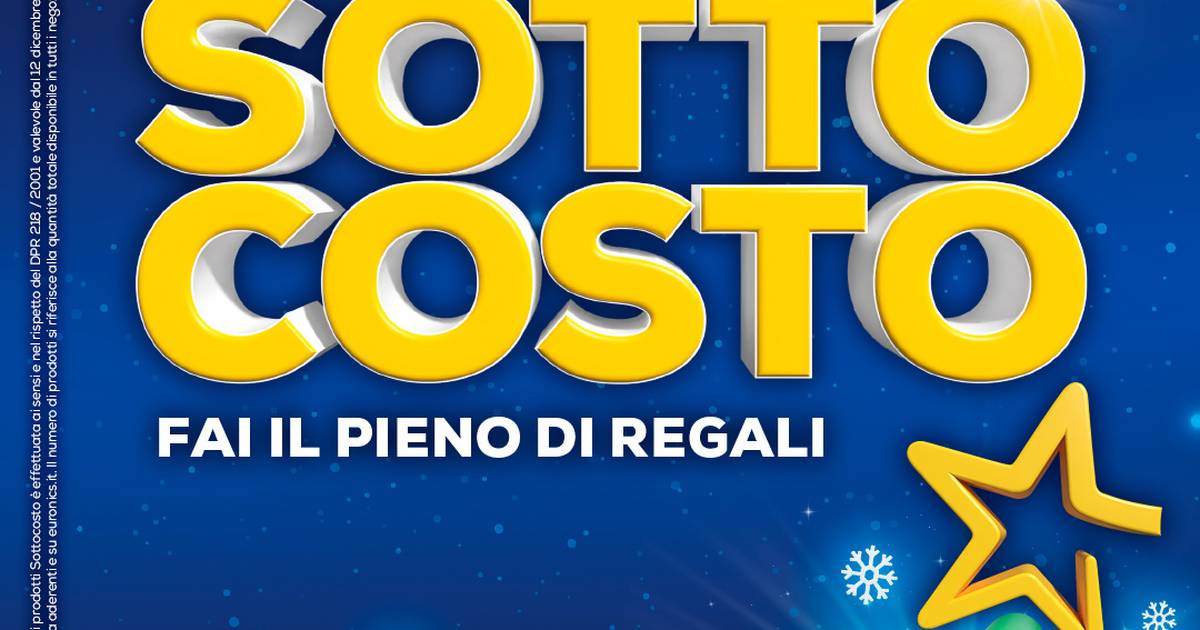 Da Euronics c’è l’occasione delle feste: il Sottocosto!