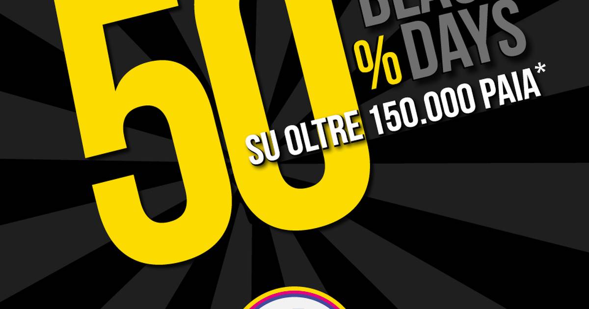 Da Scarpe&Scarpe è tempo di BLACK DAYS!!