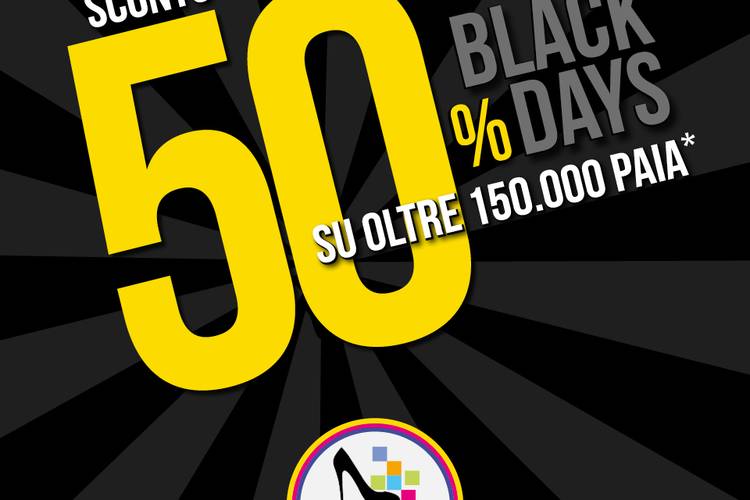 Da Scarpe&Scarpe è tempo di BLACK DAYS!!